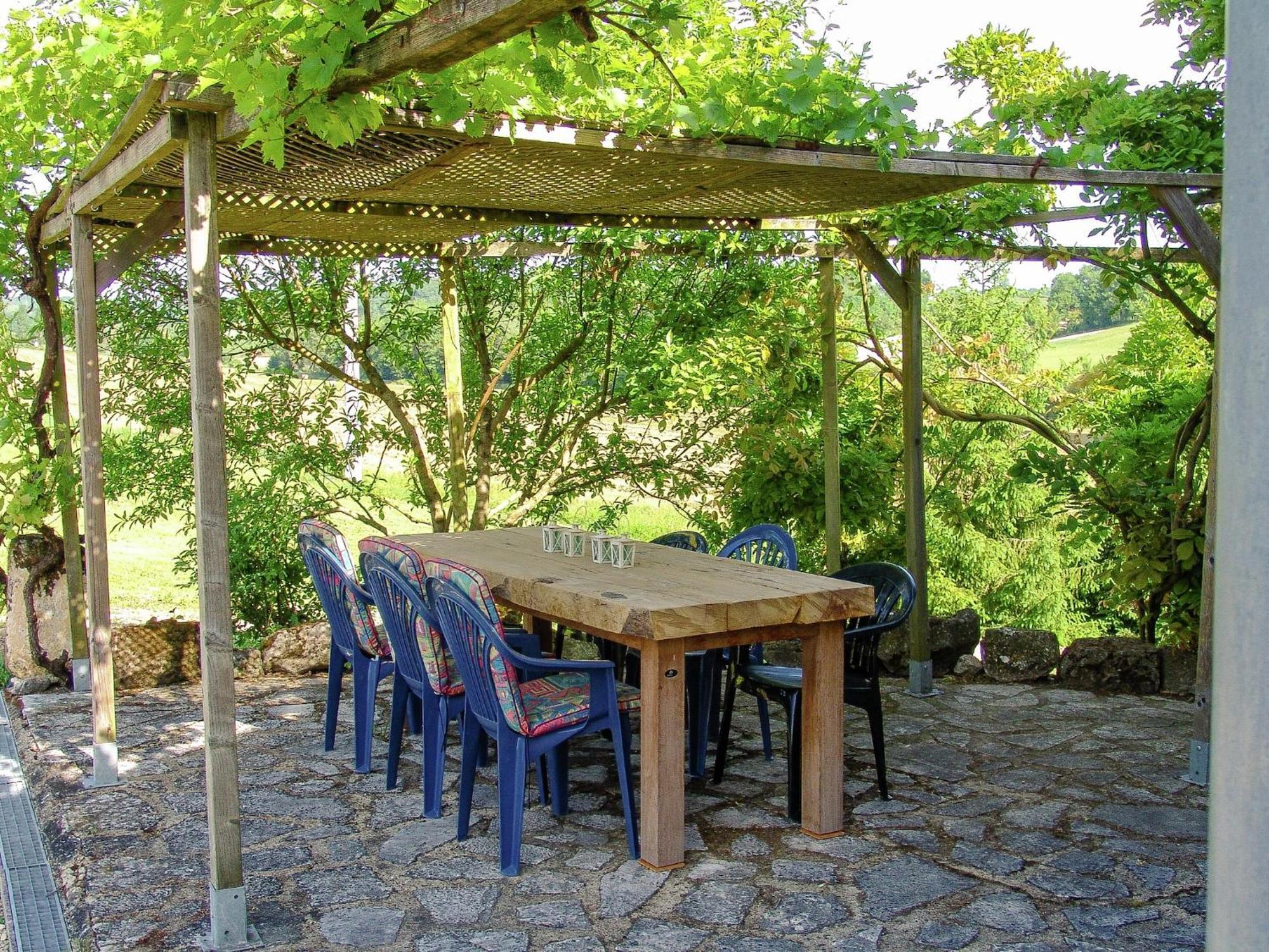 Snug Cottage In Saint Eutrope De Born With Pool Exteriör bild